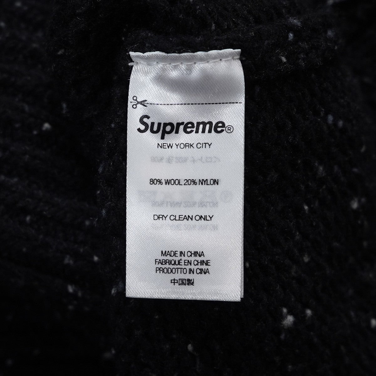 Supreme 22AW Small Box Speckle Sweaterスモール ボックス ロゴ スペックル ニット セーター 古着・中古-5枚目のアイテム画像