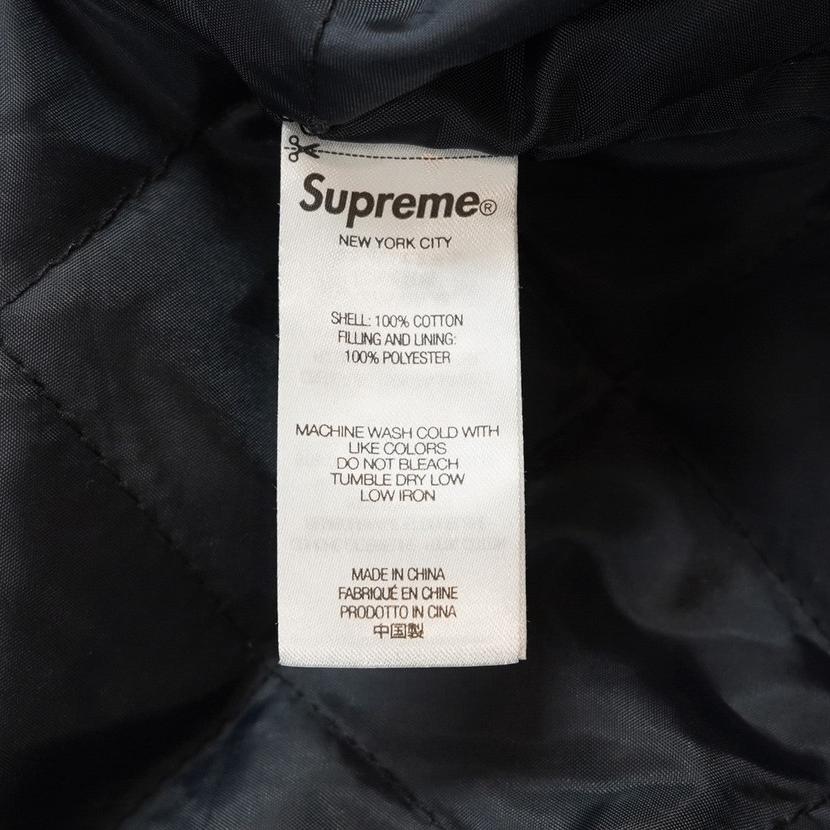 Supreme 24AW Quilted Plaid Shirt キルティング チェック シャツ 古着・中古-7枚目のアイテム画像