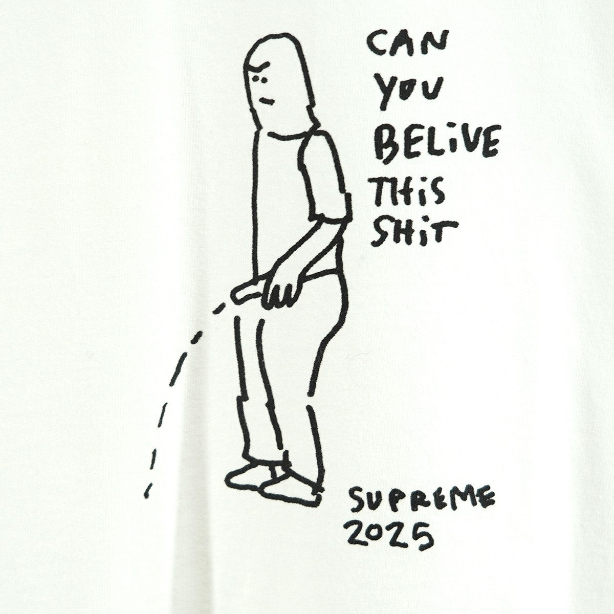 Supreme 25SS Piss Tee Mark Gonzalesロゴ マークゴンザレス デザイン ピス Tシャツ 古着・中古-2枚目のアイテム画像