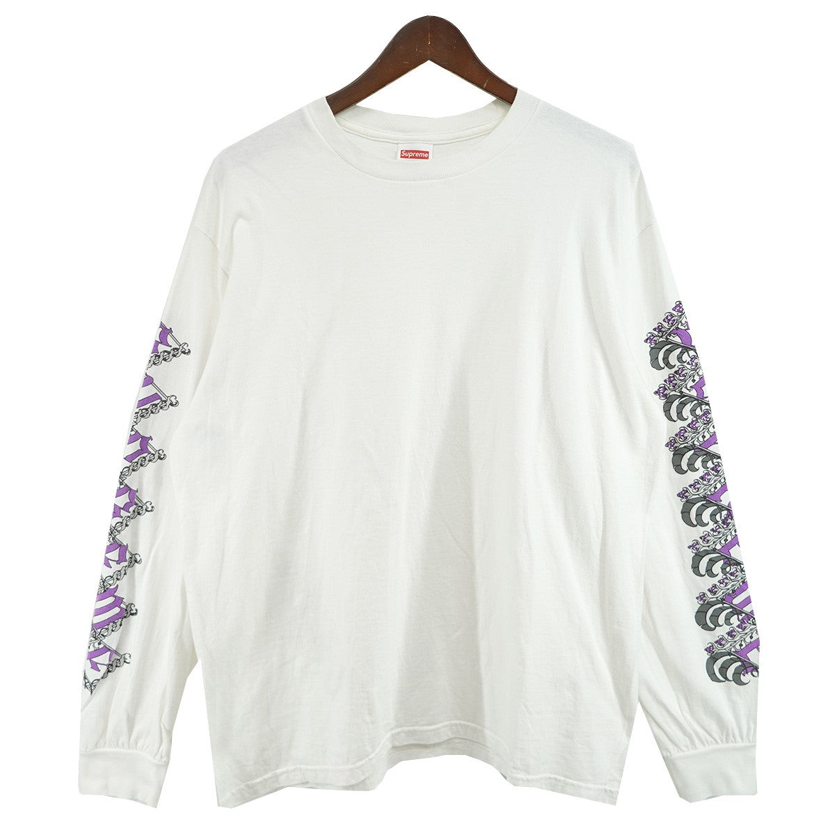 Supreme 24AW Strawberries L／S Teeストロベリー エルエス ロゴ ロンT ロングスリーブ 長袖 Tシャツ 古着・中古-2枚目のアイテム画像