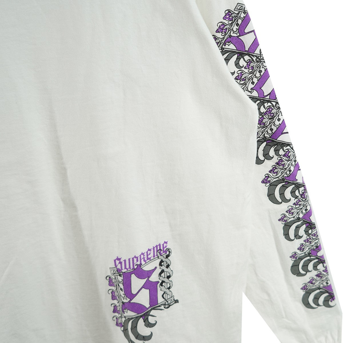 Supreme 24AW Strawberries L／S Teeストロベリー エルエス ロゴ ロンT ロングスリーブ 長袖 Tシャツ 古着・中古-4枚目のアイテム画像
