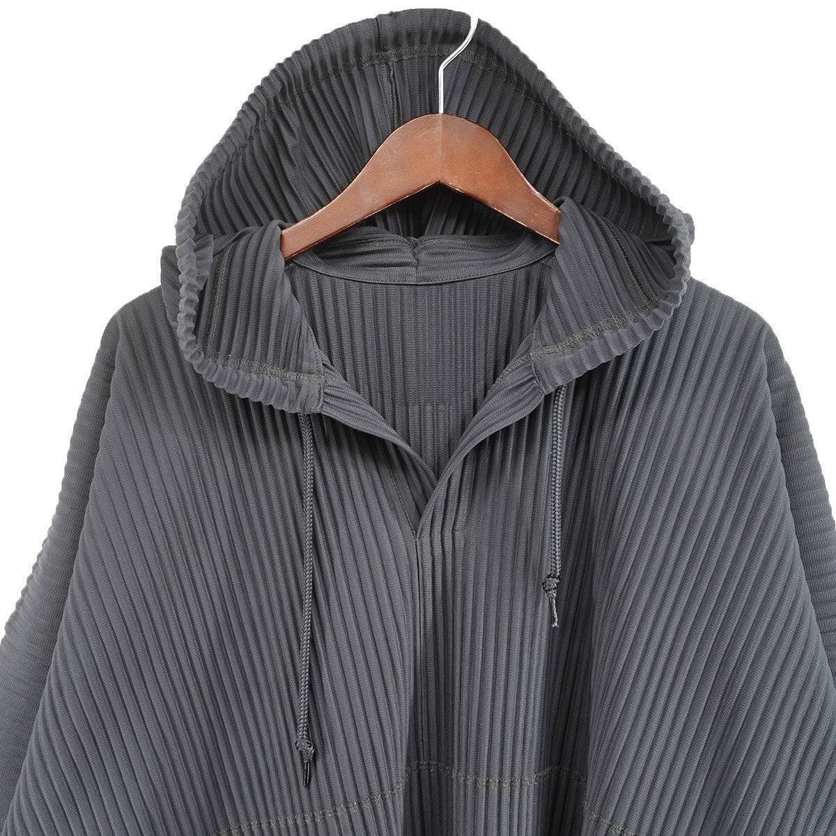 HOMME PLISSE ISSEY MIYAKE PLEATS HOODIE プリーツ プルオーバーパーカー 古着・中古-2枚目のアイテム画像