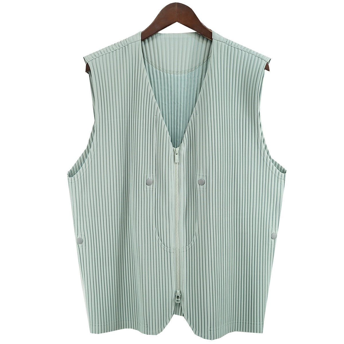 HOMME PLISSE ISSEY MIYAKE 25AW QUARRY クオリ― プリーツベスト 古着・中古-1枚目のアイテム画像
