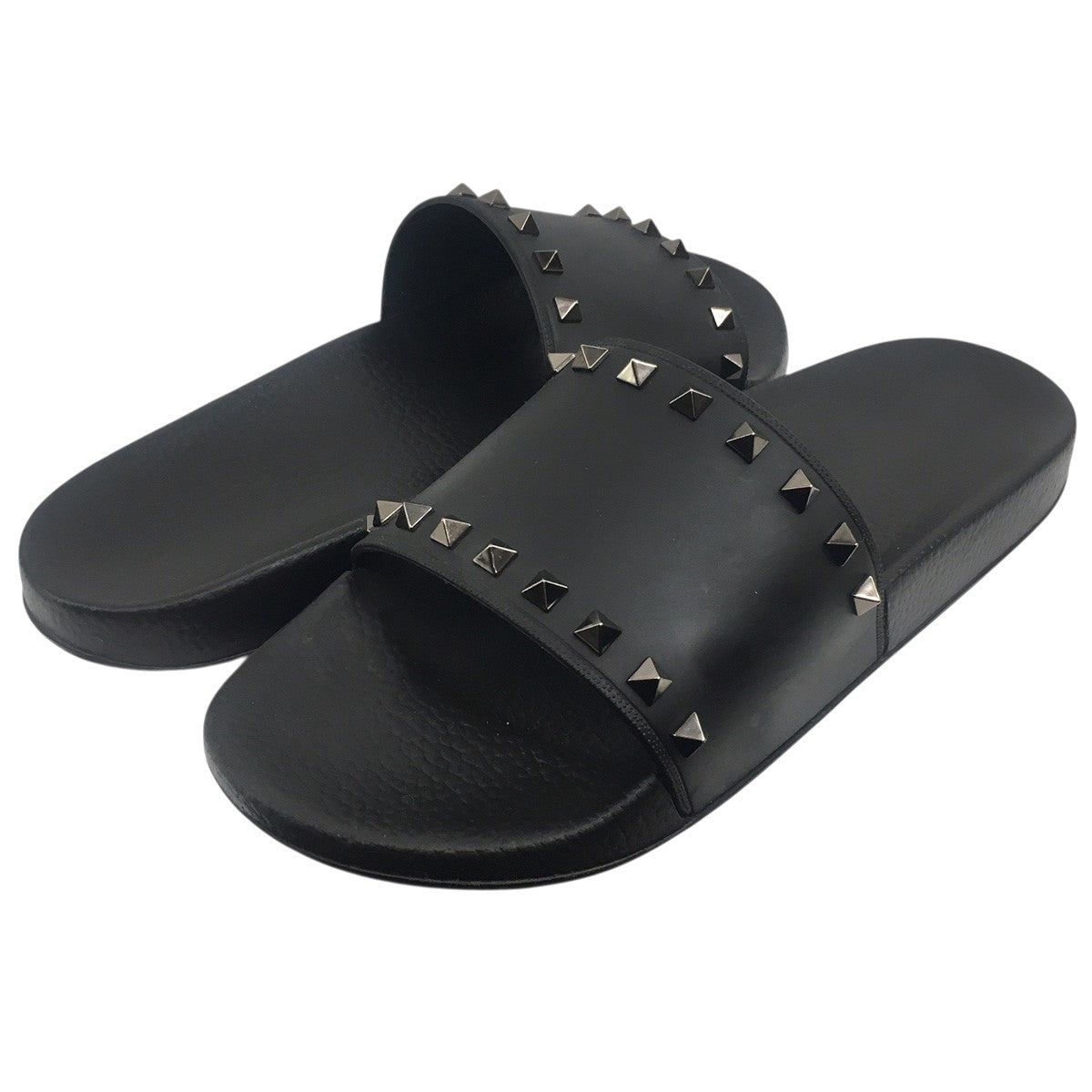 VALENTINO ロックスタッズラバーサンダル 古着・中古-1枚目のアイテム画像