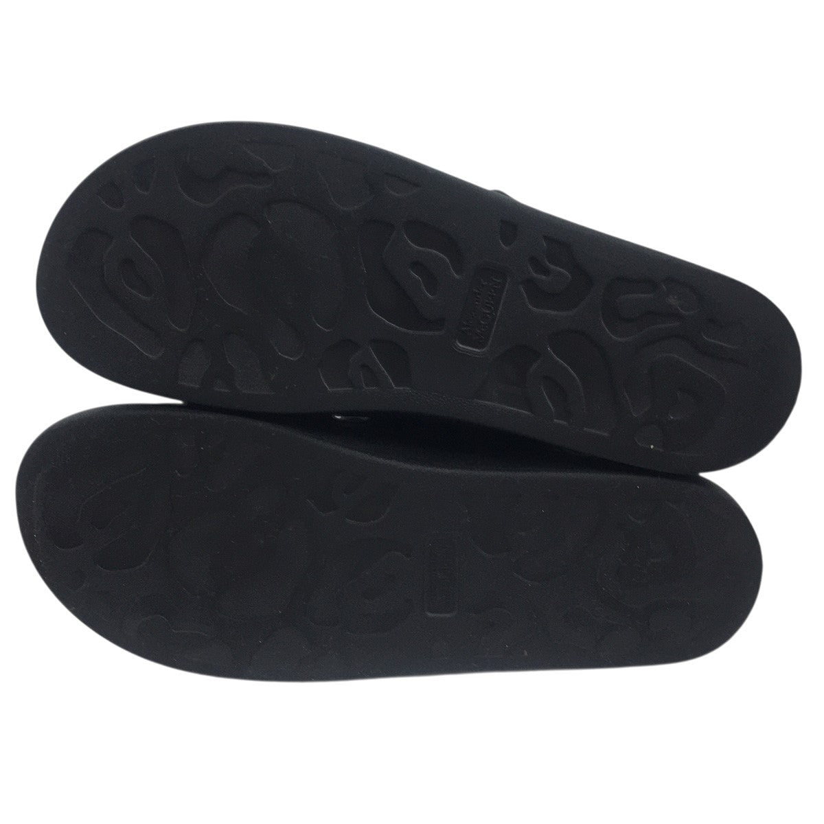 ALEXANDER McQUEEN ハイブリッド スライド ブラック／シルバー サンダル 古着・中古-7枚目のアイテム画像