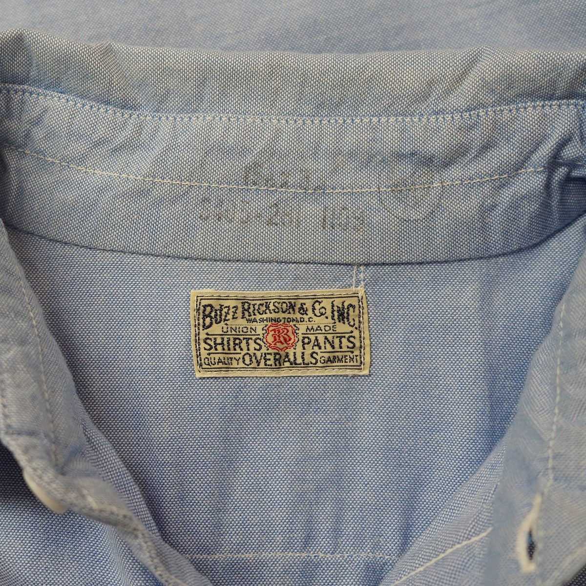 26SS SHIRT， MAN’S， COTTON OXFORD CLOTH， 4oz． BLUEオックスフォード シャツ