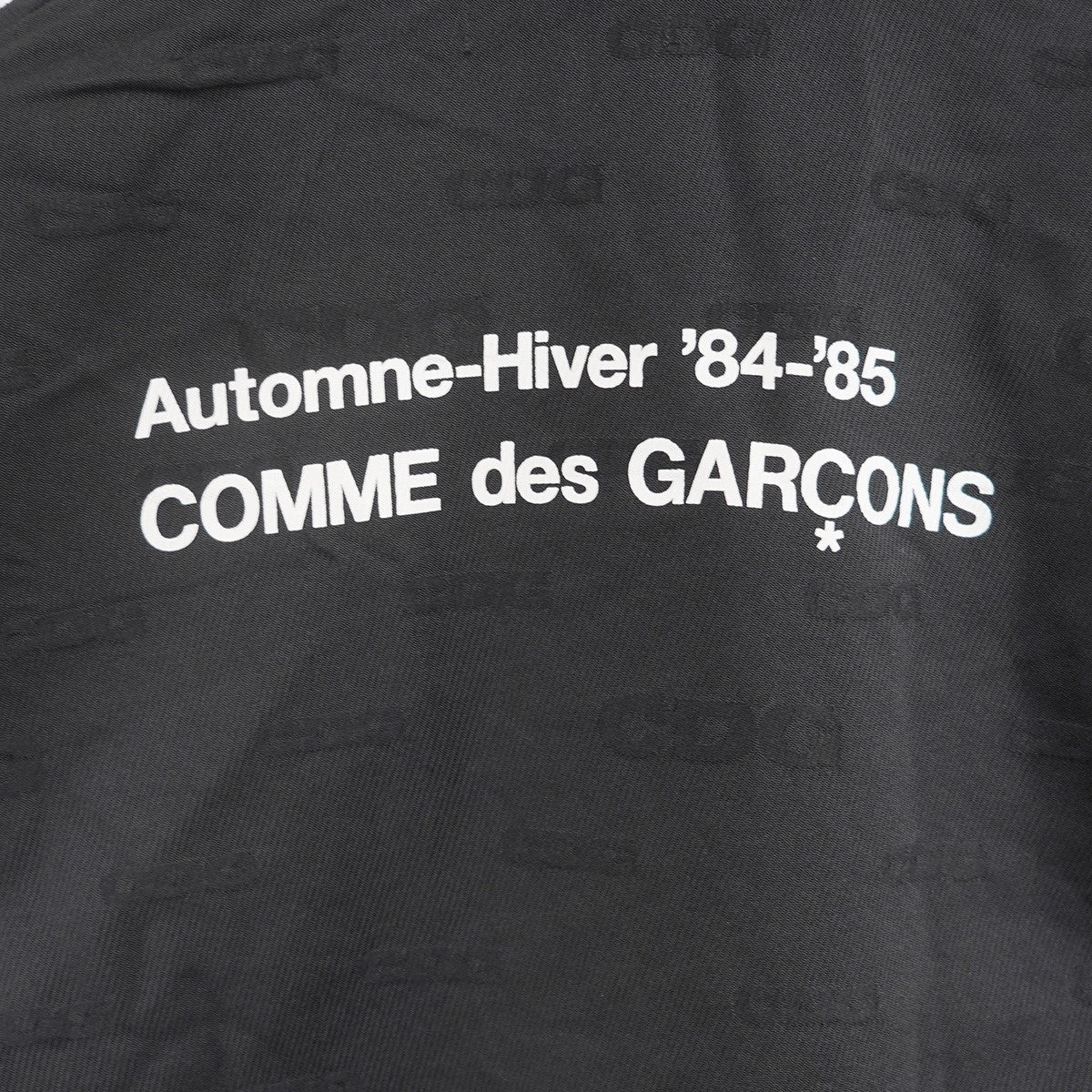 CDG COMME des GARCONS AD2025 CDG Polyester Jacquard Garment