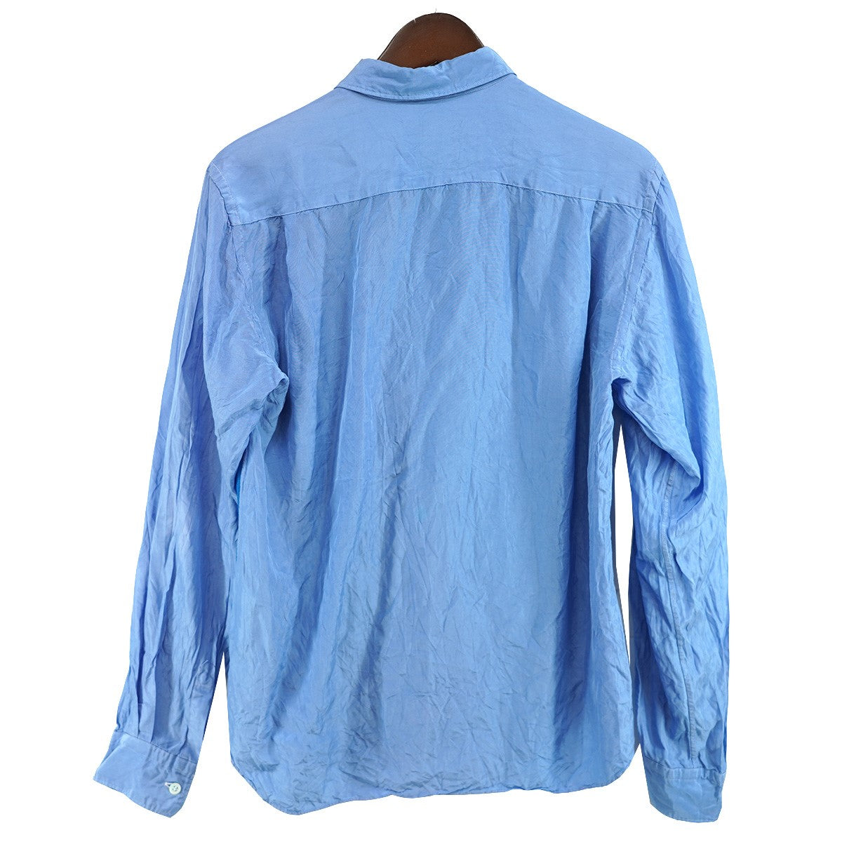 COMME des GARCONS HOMME 2005SS アセテート 切替 長袖シャツ 古着・中古-3枚目のアイテム画像