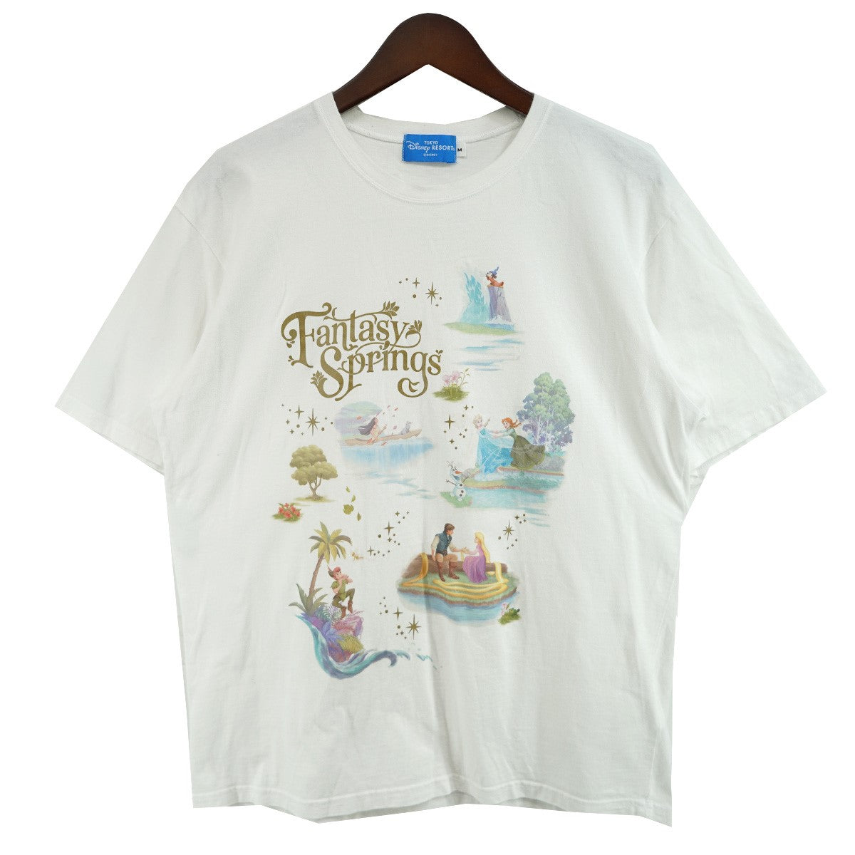 Disney Tokyo Disney Resort Fantasy Springsトーキョーディズニーリゾート ファンタジースプリングス 限定 Tシャツ 古着・中古-1枚目のアイテム画像