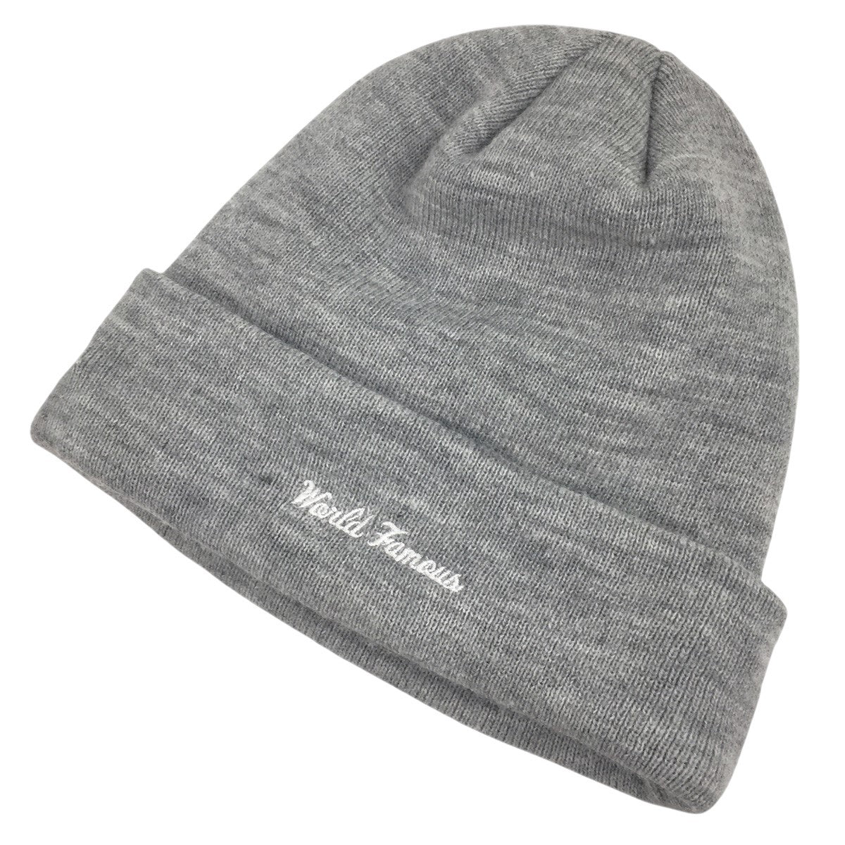Supreme×New Era 22AW ×NEW ERA Box Logo Beanieニューエラ ボックスロゴ ビーニー ニット帽 帽子 グレー ニットキャップ 古着・中古-3枚目のアイテム画像
