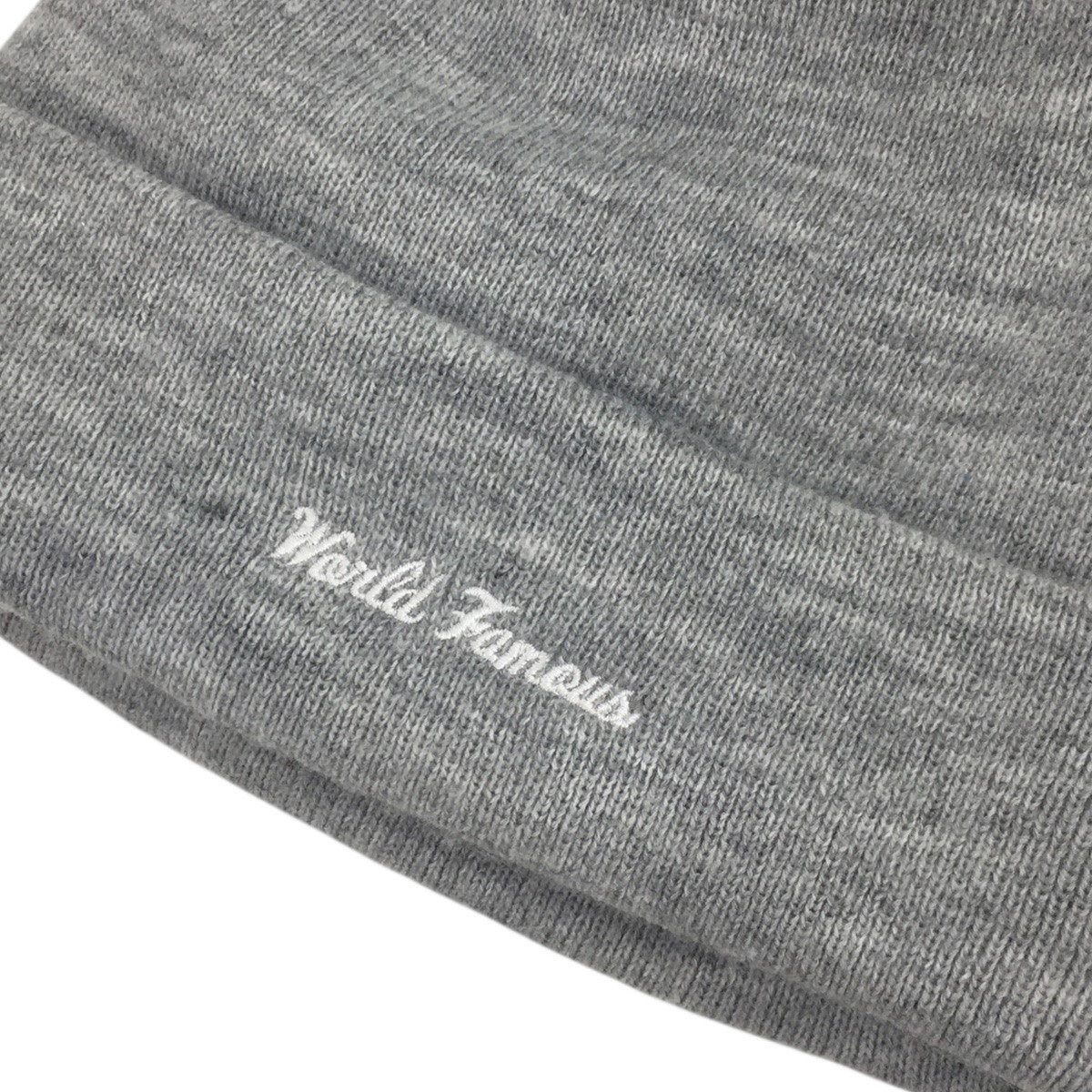 Supreme×New Era 22AW ×NEW ERA Box Logo Beanieニューエラ ボックスロゴ ビーニー ニット帽 帽子 グレー ニットキャップ 古着・中古-4枚目のアイテム画像