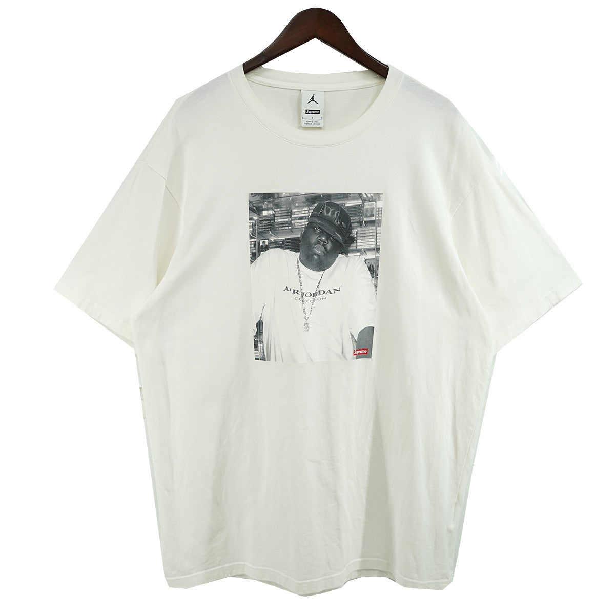Supreme×JORDAN 24AW Jordan Biggie S／S Topx ジョーダン ビギー エスエス トップ ロゴ フォト Tシャツ 古着・中古-1枚目のアイテム画像