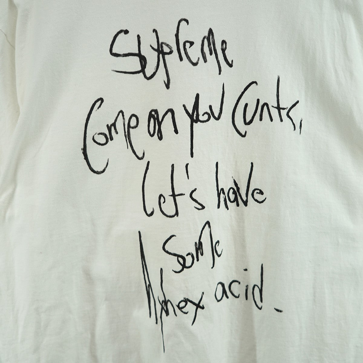 Supreme 25SS Aphex Twin Windowlicker Teeロゴ フォト エイフェックス ツイン ウィンドウリッカー Tシャツ 古着・中古-4枚目のアイテム画像