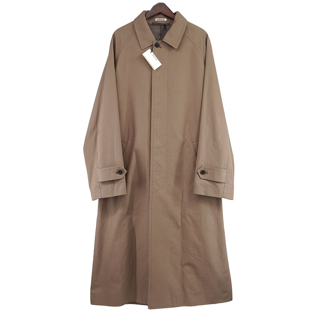 AURALEE 23AW Finx Hard Twist Gabardine Soutien Collar Coatフィンクス ハード ツイスト ギャバジン ステンカラー コート 古着・中古-1枚目のアイテム画像