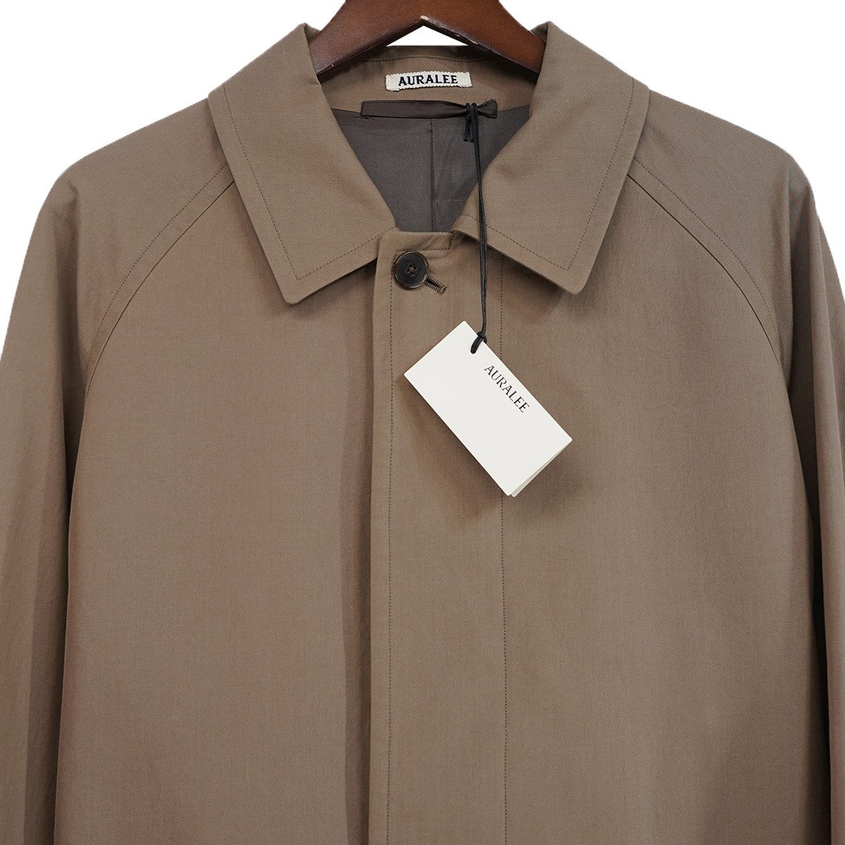 AURALEE 23AW Finx Hard Twist Gabardine Soutien Collar Coatフィンクス ハード ツイスト ギャバジン ステンカラー コート 古着・中古-3枚目のアイテム画像