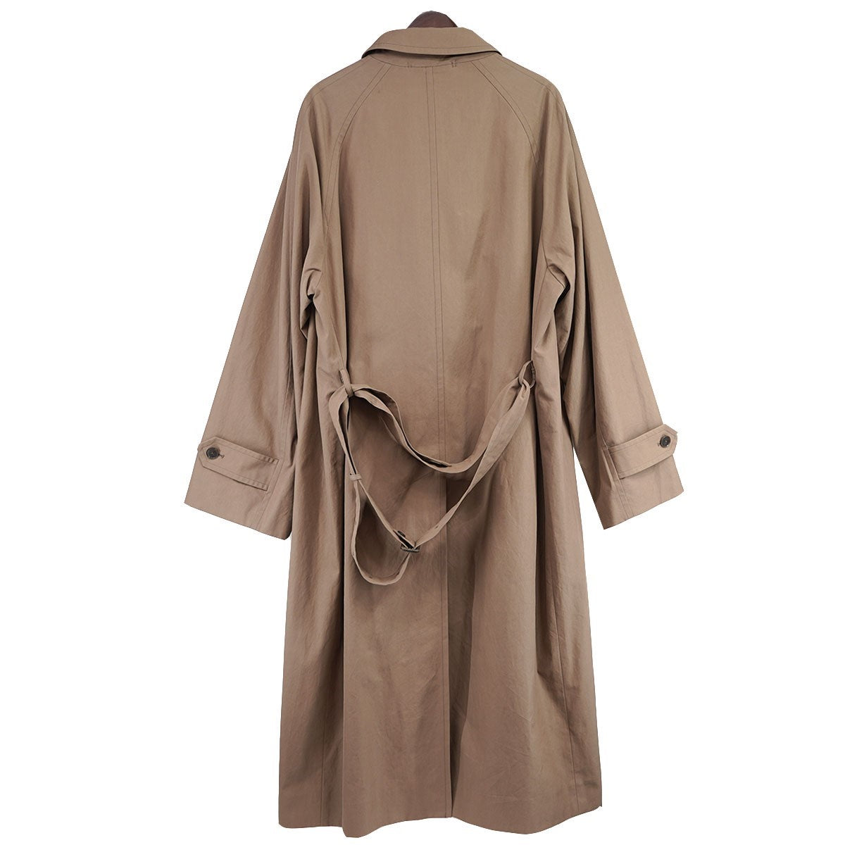 AURALEE 23AW Finx Hard Twist Gabardine Soutien Collar Coatフィンクス ハード ツイスト ギャバジン ステンカラー コート 古着・中古-4枚目のアイテム画像