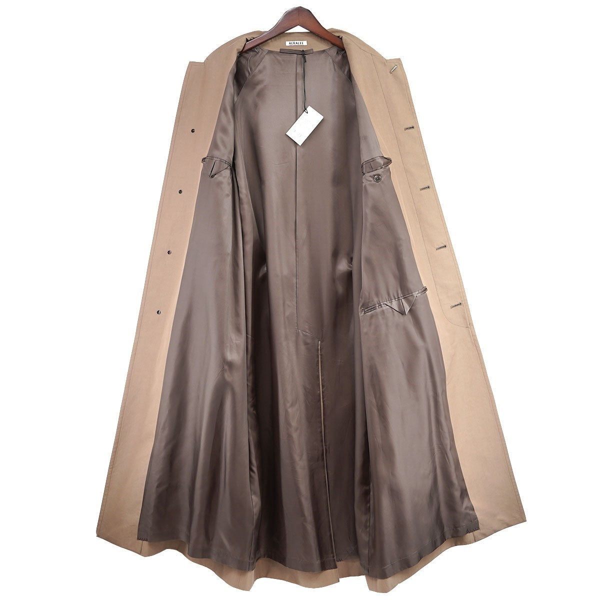 AURALEE 23AW Finx Hard Twist Gabardine Soutien Collar Coatフィンクス ハード ツイスト ギャバジン ステンカラー コート 古着・中古-5枚目のアイテム画像