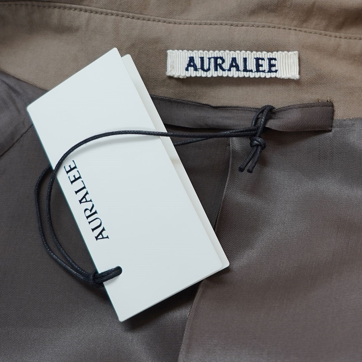 AURALEE 23AW Finx Hard Twist Gabardine Soutien Collar Coatフィンクス ハード ツイスト ギャバジン ステンカラー コート 古着・中古-6枚目のアイテム画像