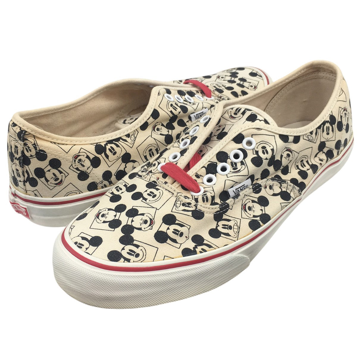 VANS 2013 VAULT VANS OG AUTHENTIC LX (MICKEY SQUARE)ミッキー DISNEY スニーカー シューズ 靴 古着・中古-1枚目のアイテム画像