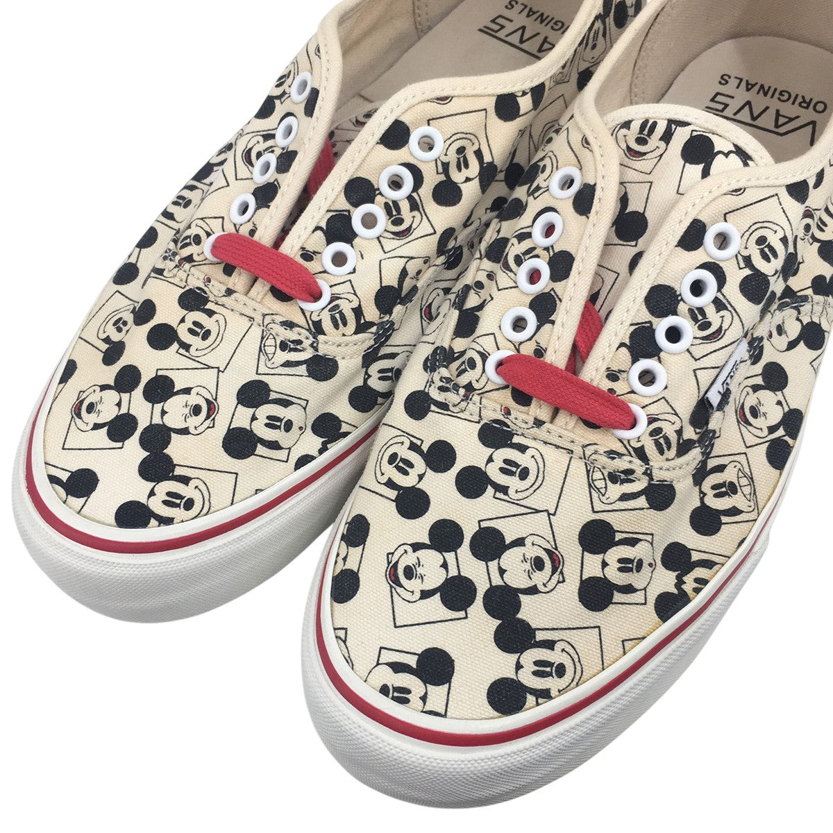 VANS 2013 VAULT VANS OG AUTHENTIC LX (MICKEY SQUARE)ミッキー DISNEY スニーカー シューズ 靴 古着・中古-3枚目のアイテム画像