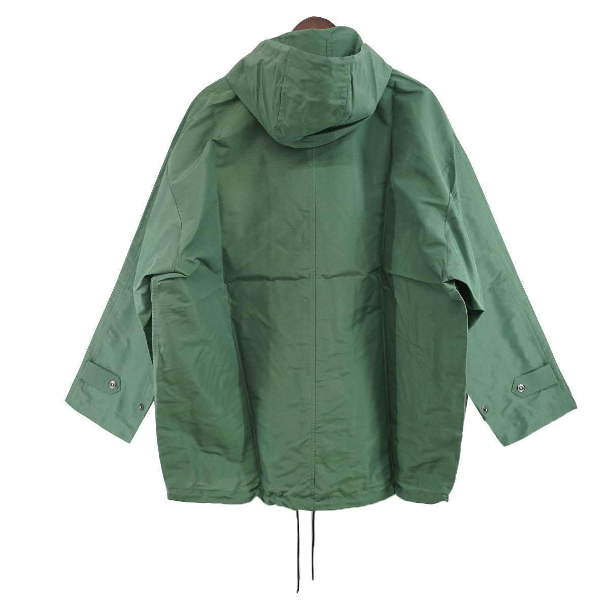 AURALEE 22SS SILK POLYESTER GROSGRAIN HOODED BLOUSONシルク混 フーデッド ブルゾン ジャケット 古着・中古-3枚目のアイテム画像