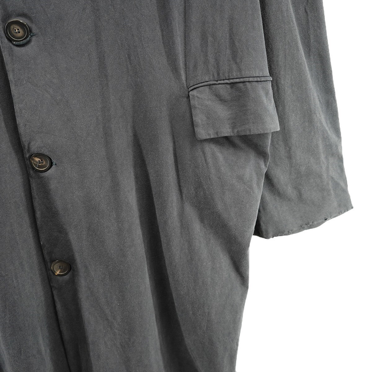 BALENCIAGA 21AW Worn Out Tailored Coat ウォーンアウトテーラード Vintage ヴィンテージ ダメージ 加工 薄手 オーバーサイズ コート 古着・中古-4枚目のアイテム画像