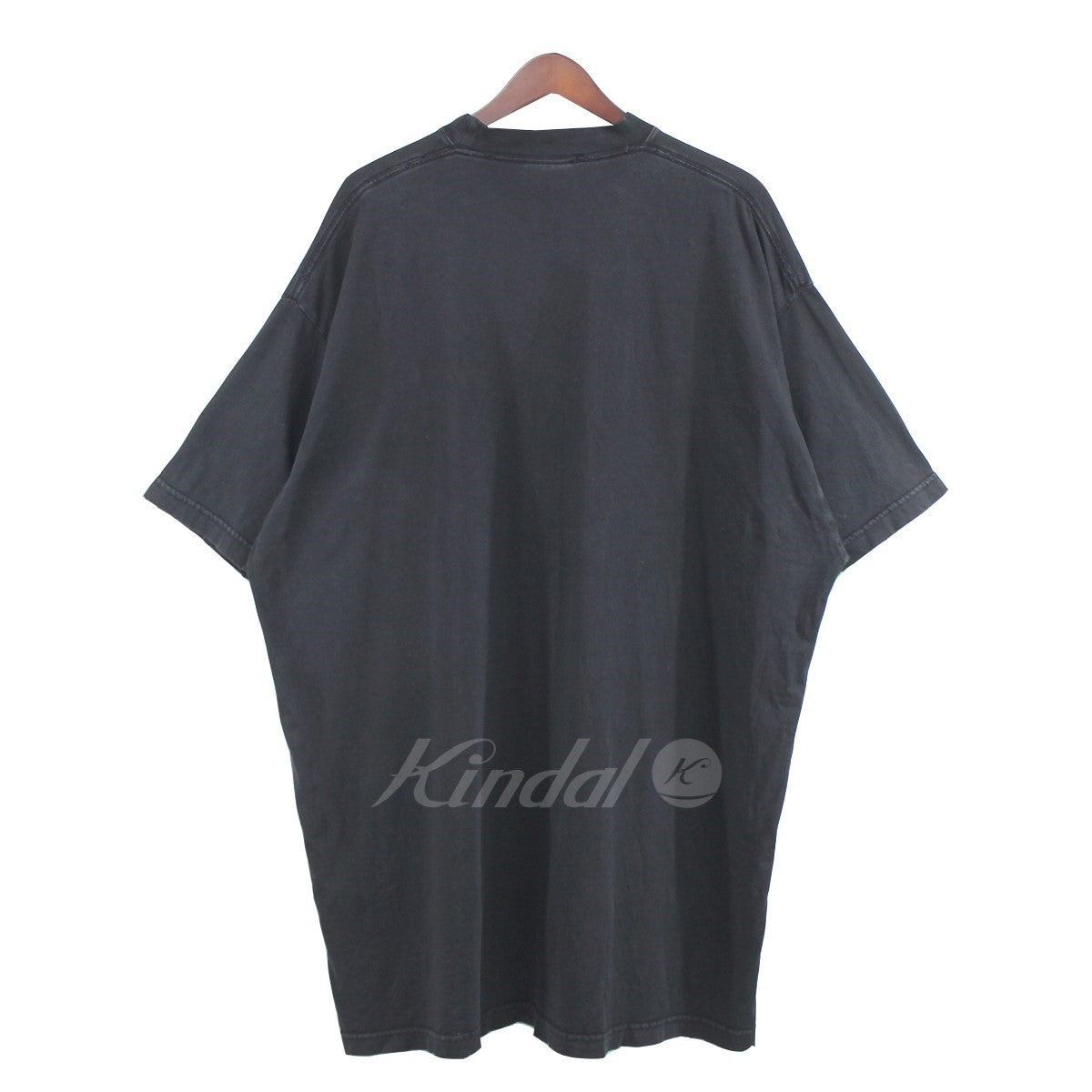BALENCIAGA 22AW デムナ期 Be different Apple 刺繍アップル ロゴ オーバーサイズ Vintage ヴィンテージ ダメージ 加工 Tシャツ 古着・中古-3枚目のアイテム画像