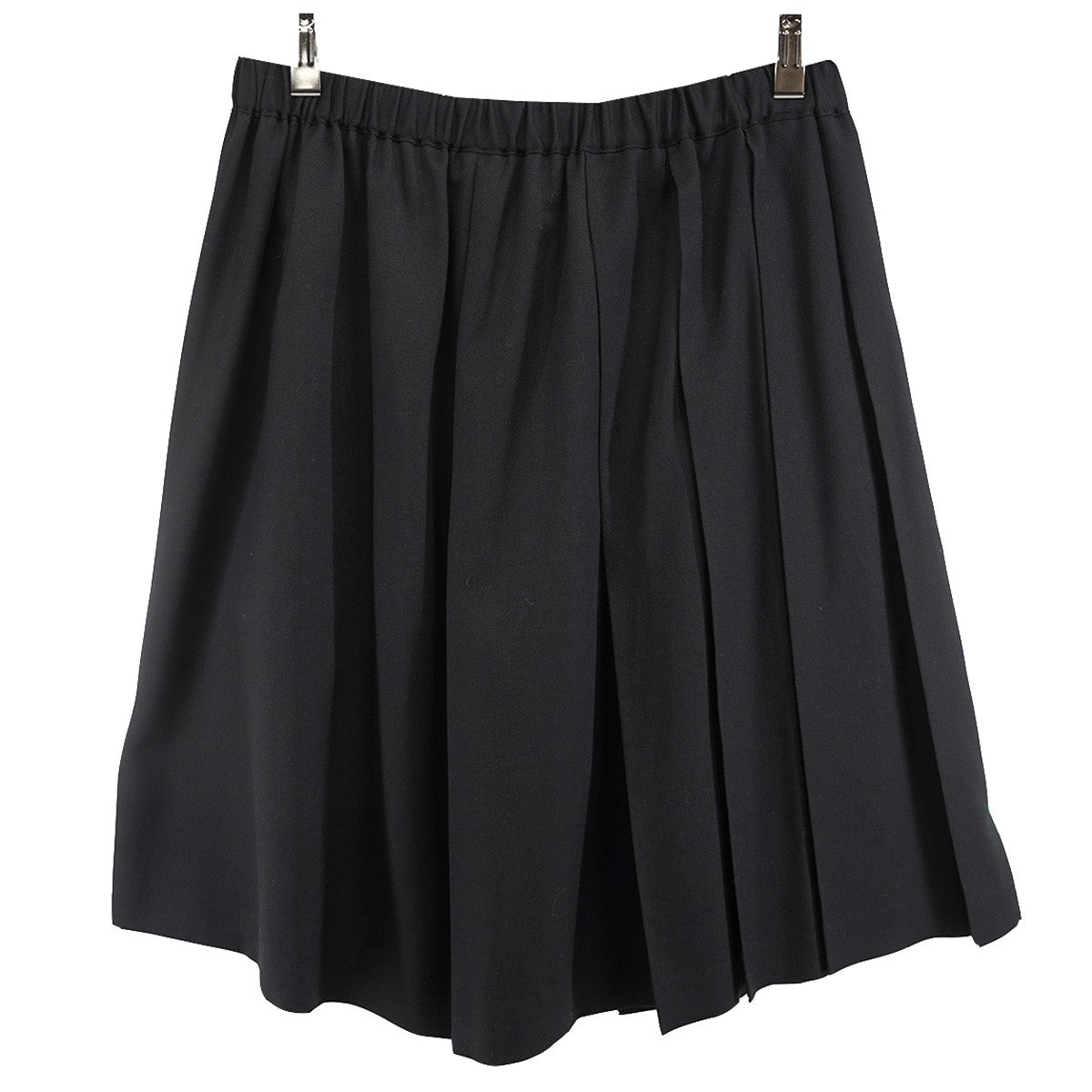 BLACK COMME des GARCONS 19AW アシンメトリープリーツデザインワイド イージー ショーツ ハーフパンツ 古着・中古-2枚目のアイテム画像