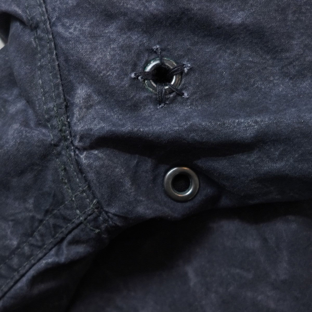 POLO RALPH LAUREN All Weather Wear Waxed Cotton Hooded Field Parkaワックス コットン Vintage ヴィンテージ加工 ジャケット 古着・中古-6枚目のアイテム画像