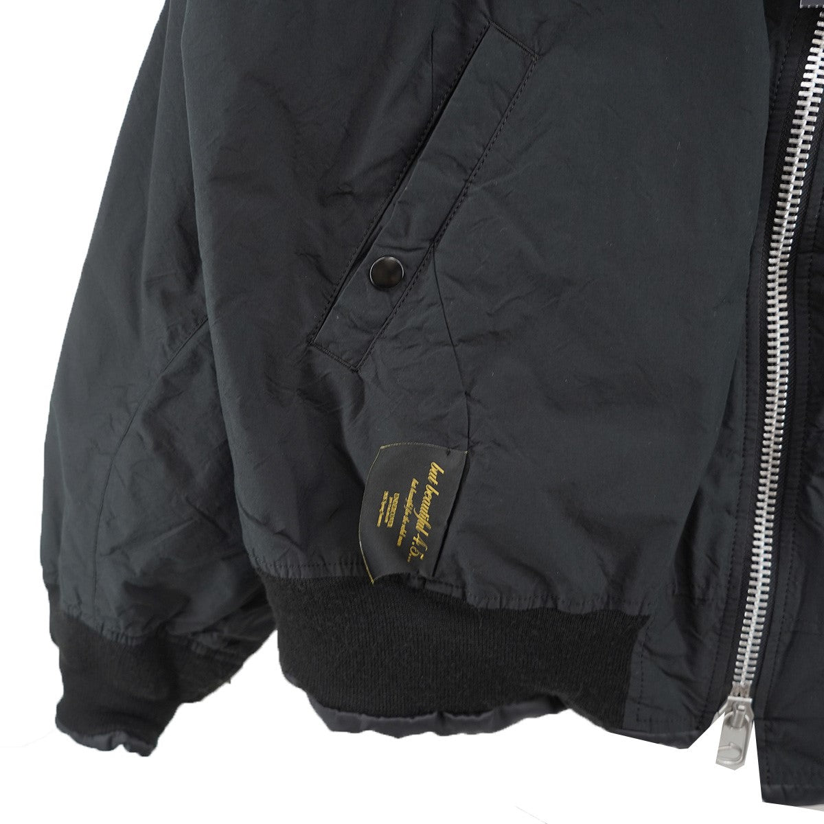 UNDERCOVER 26SS C／NyCorduraタイプライターMA-1コットン ナイロン ボンバージャケット ブルゾン 古着・中古-6枚目のアイテム画像