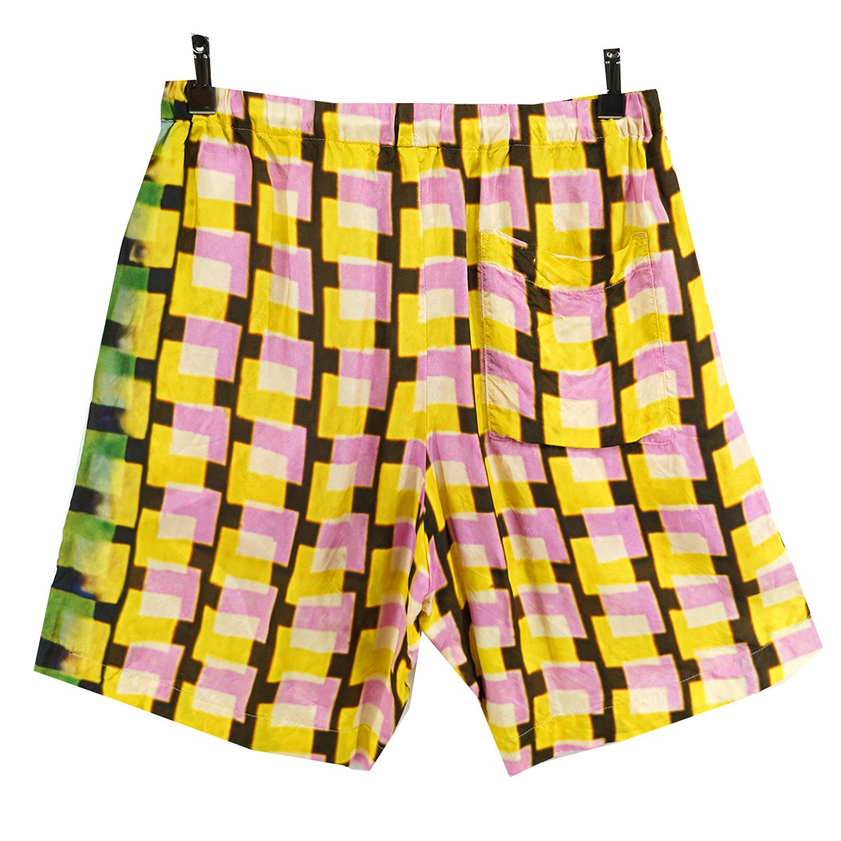 DRIES VAN NOTEN 21SS Len Lye PRINT PIPERI SHORTSレン ライ プリント ピペリ カジュアル ショーツ イージー パンツ 古着・中古-2枚目のアイテム画像