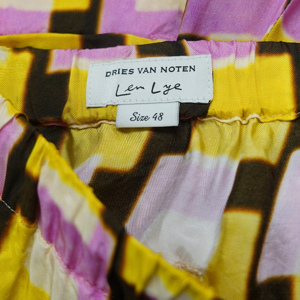 DRIES VAN NOTEN 21SS Len Lye PRINT PIPERI SHORTSレン ライ プリント ピペリ カジュアル ショーツ イージー パンツ 古着・中古-3枚目のアイテム画像