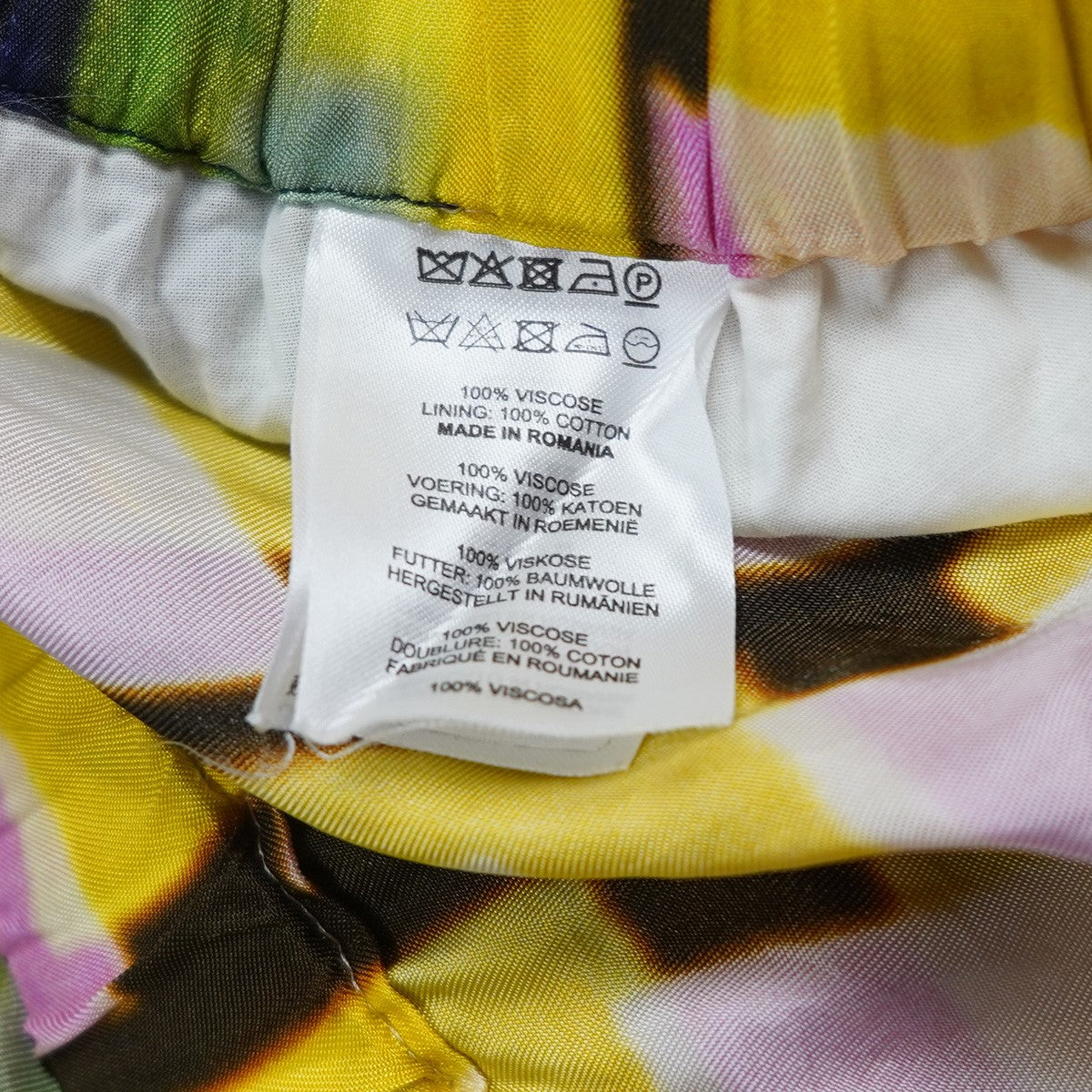 DRIES VAN NOTEN 21SS Len Lye PRINT PIPERI SHORTSレン ライ プリント ピペリ カジュアル ショーツ イージー パンツ 古着・中古-5枚目のアイテム画像