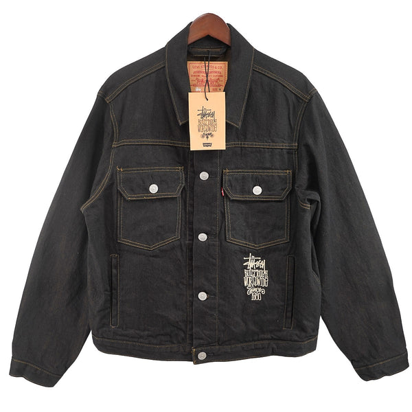 stussy×LEVI'S 24SS × Levi's Crispy Rinse Trucker Jacketロゴ コラボ