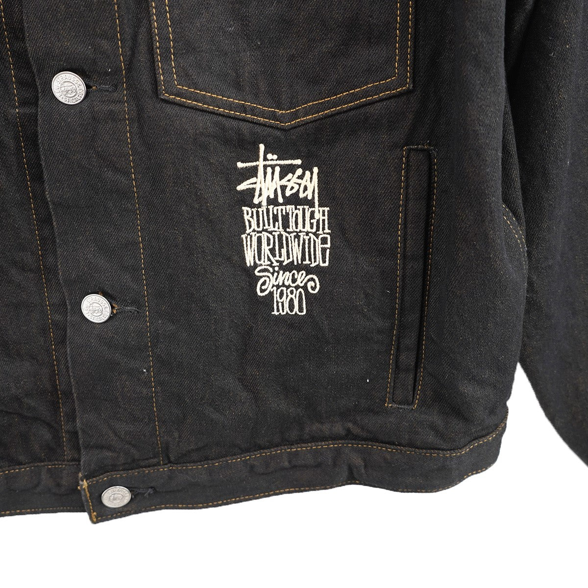 stussy×LEVI'S 24SS × Levi's Crispy Rinse Trucker Jacketロゴ コラボ