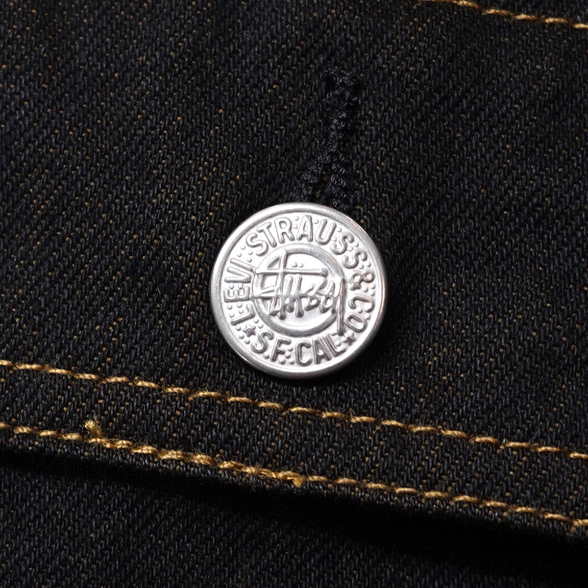 stussy×LEVI'S 24SS × Levi's Crispy Rinse Trucker Jacketロゴ コラボ