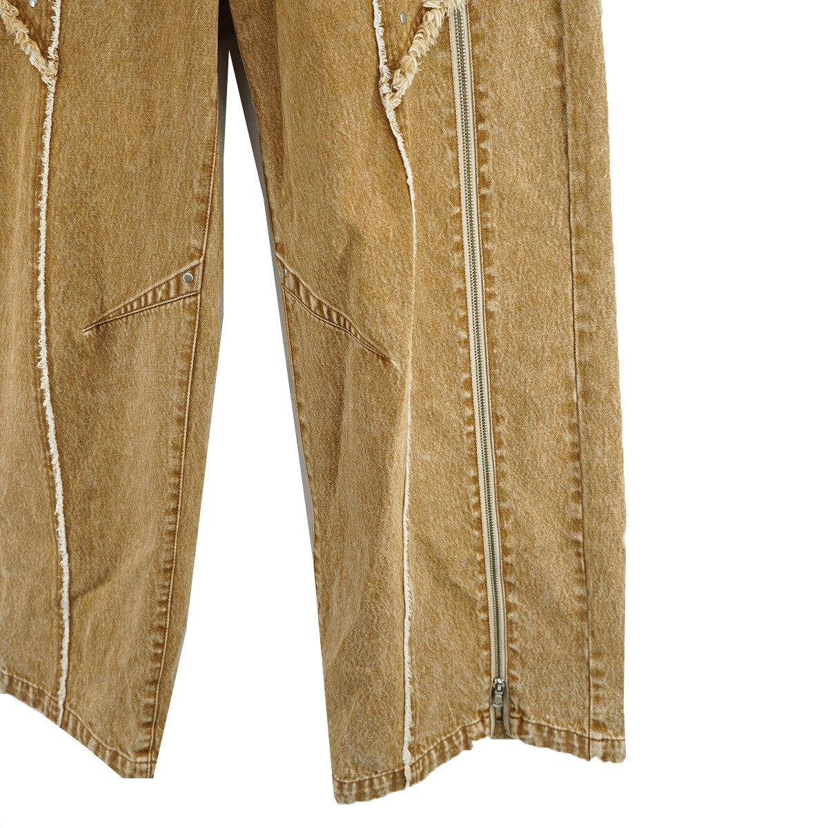 25SS TAUPE ／ TPE CUT OFF ZIP DENIM PANTSカットオフ ジップ デニム パンツ