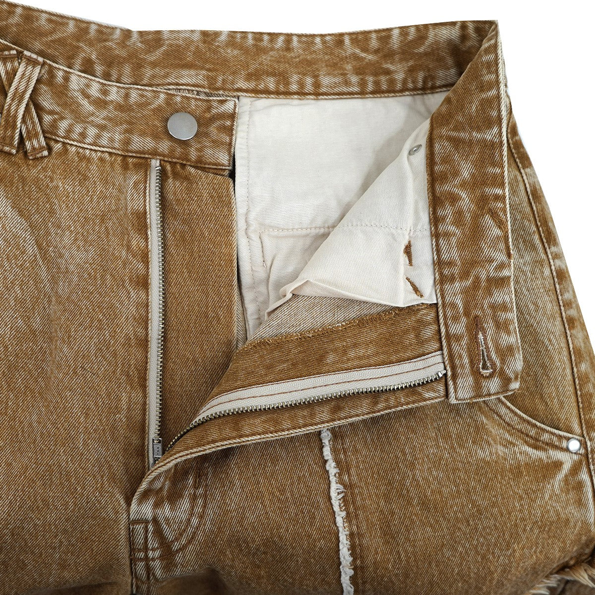 25SS TAUPE ／ TPE CUT OFF ZIP DENIM PANTSカットオフ ジップ デニム パンツ