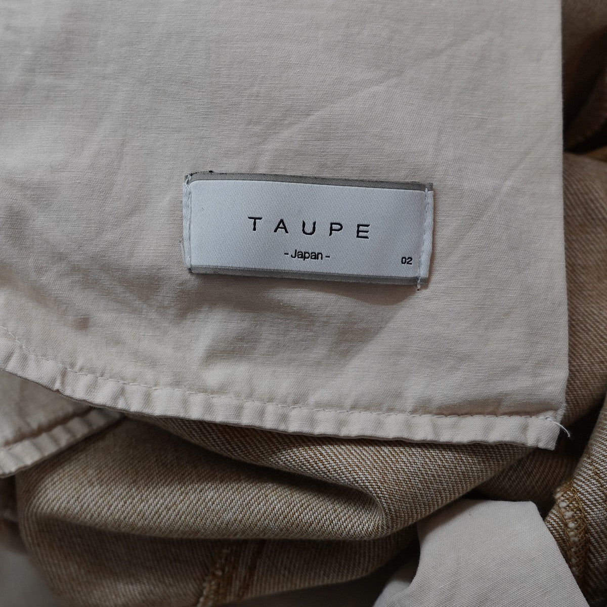 25SS TAUPE ／ TPE CUT OFF ZIP DENIM PANTSカットオフ ジップ デニム パンツ