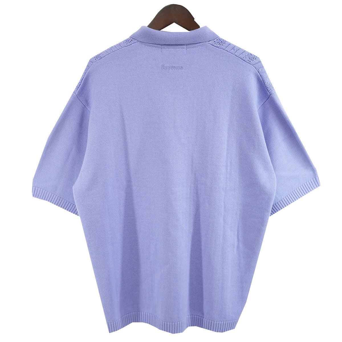 Supreme 26SS Beaded Zip Poloロゴ ビーズ ビーデッド ジップ ニット 半袖 ポロシャツ 古着・中古-3枚目のアイテム画像