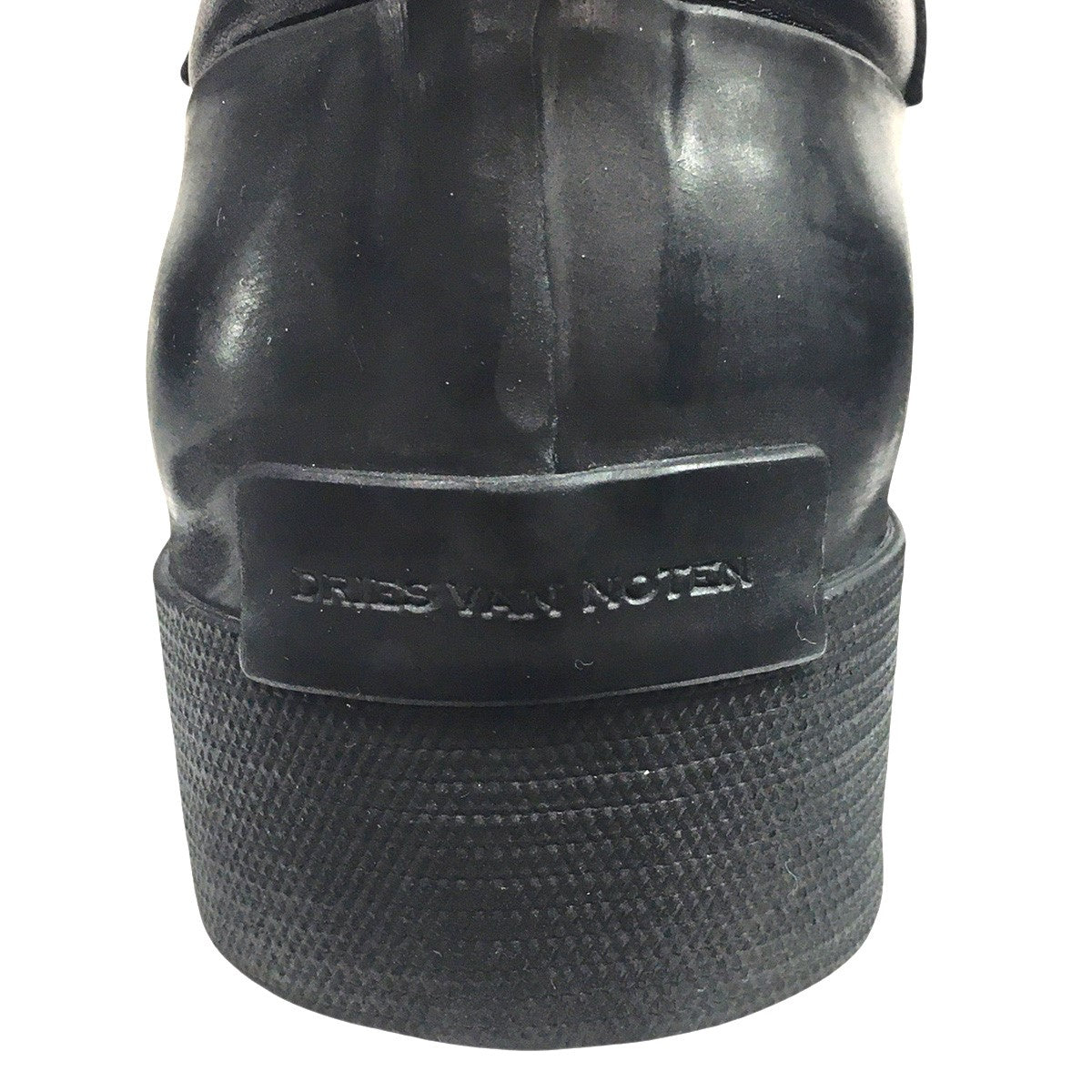 21AW Rubberized Leather Sneakersラバーコーティング 加工 レザー スニーカー シューズ 靴