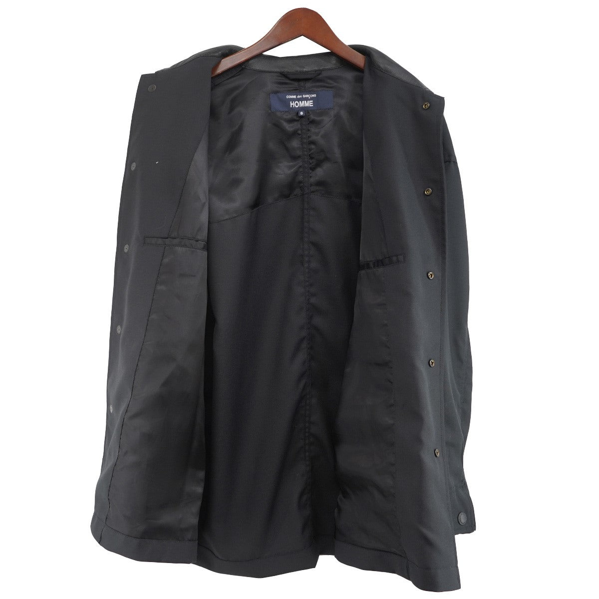 コムデギャルソン オム カバーオール COMME des GARCONS HOMME(コムデギャルソンオム) 26SS ウールポプリン