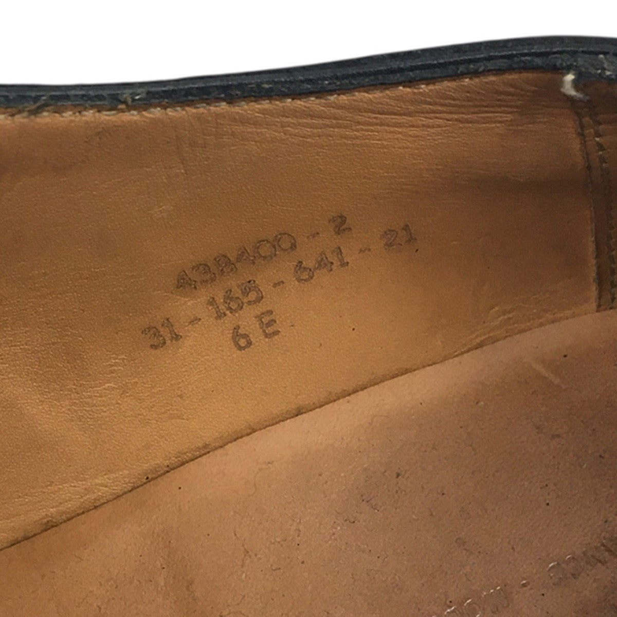 641 GOLF C WIDTH Uチップ ゴルフ レザーシューズ 靴