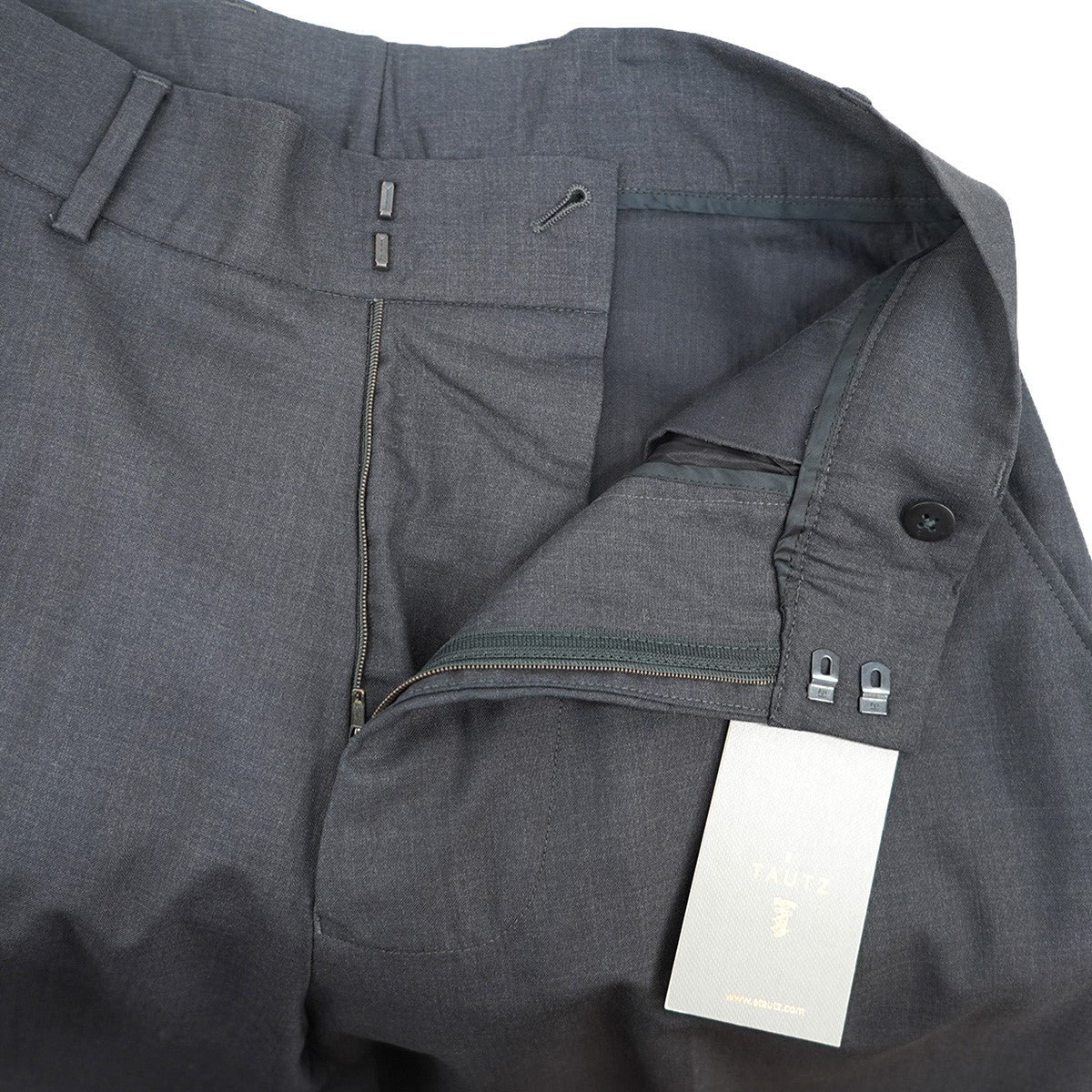 E．TAUTZ PLEATED TAILORED TROUSERSプリーツ テーラード タック トラウザース スラックス トラウザーパンツ 古着・中古-4枚目のアイテム画像