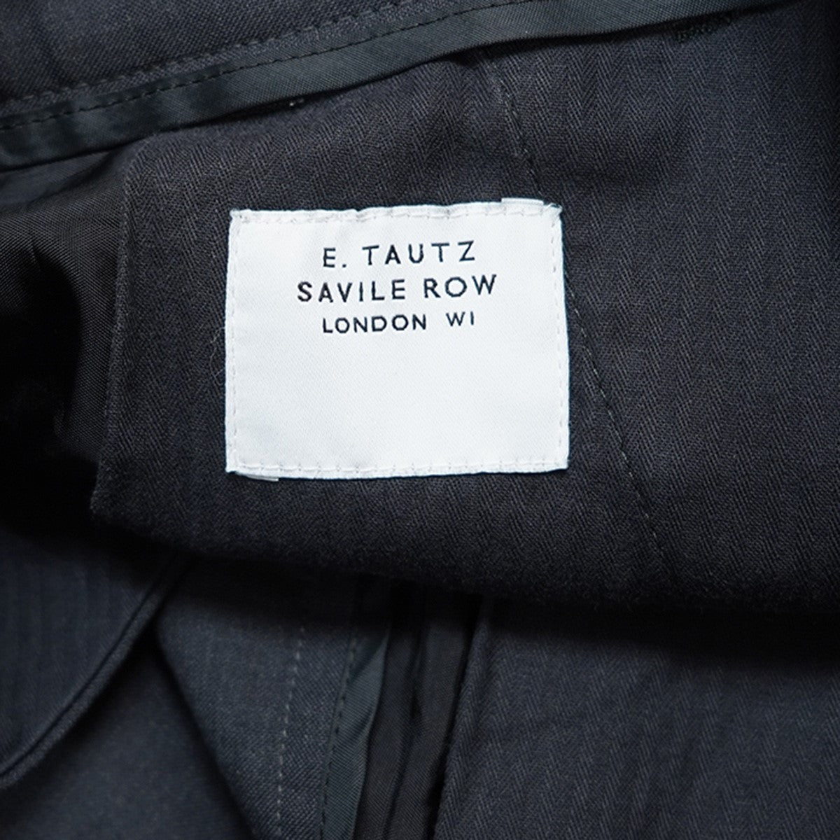 E．TAUTZ PLEATED TAILORED TROUSERSプリーツ テーラード タック トラウザース スラックス トラウザーパンツ 古着・中古-5枚目のアイテム画像