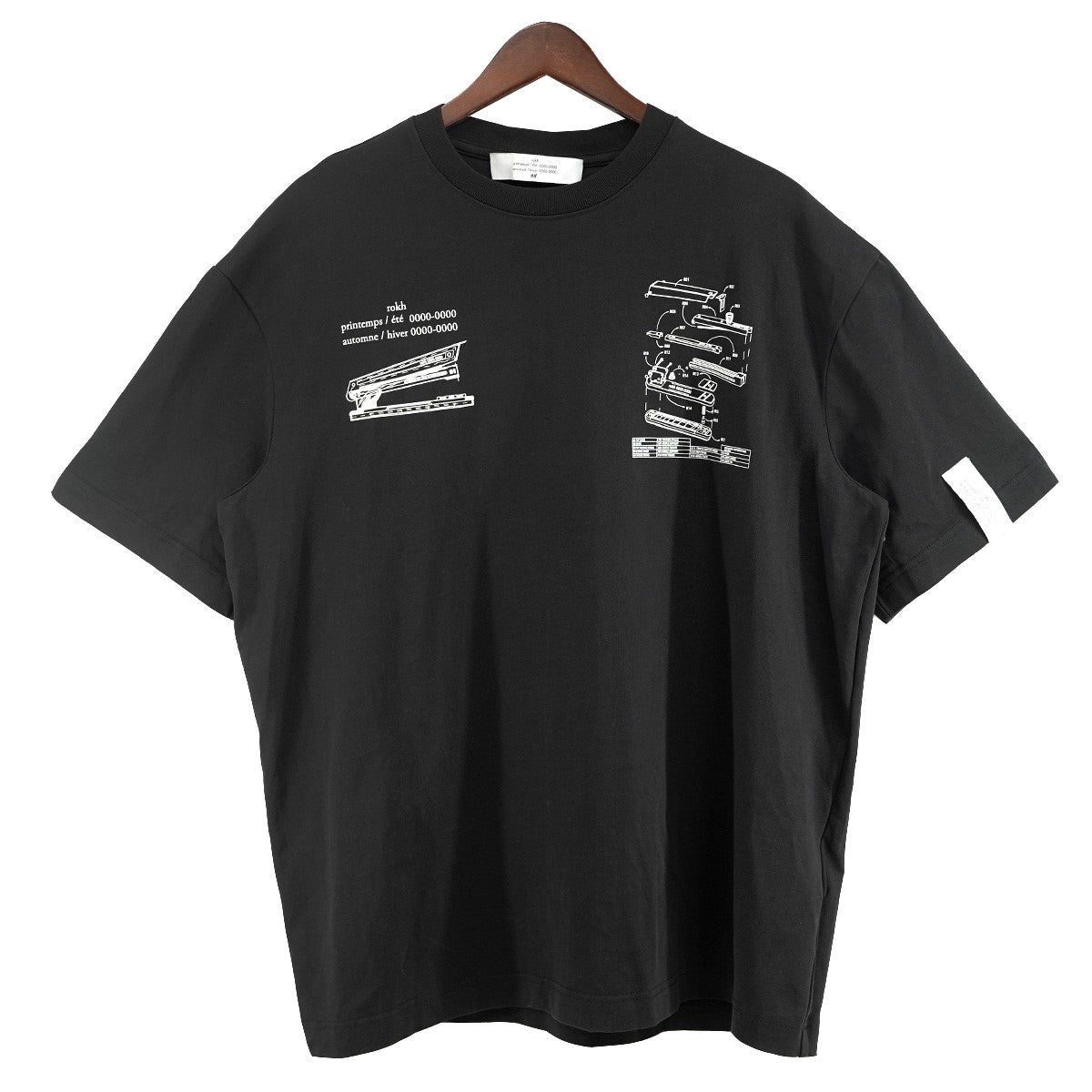 rokh×H＆M コラボ グラフィック Tシャツ 古着・中古-1枚目のアイテム画像