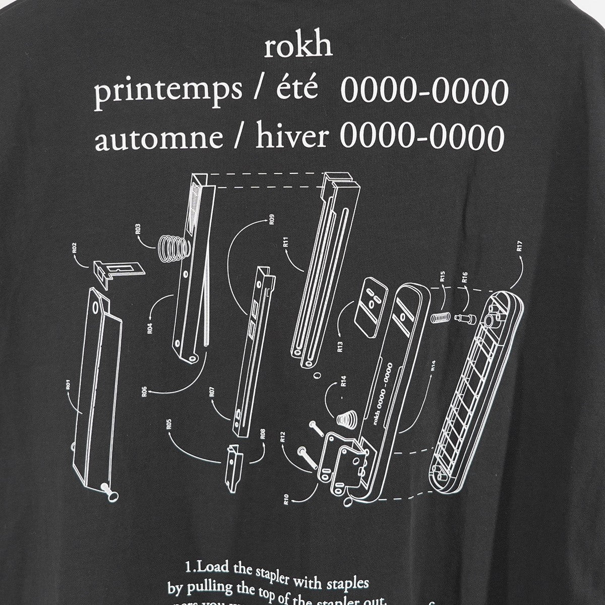 rokh×H＆M コラボ グラフィック Tシャツ 古着・中古-4枚目のアイテム画像