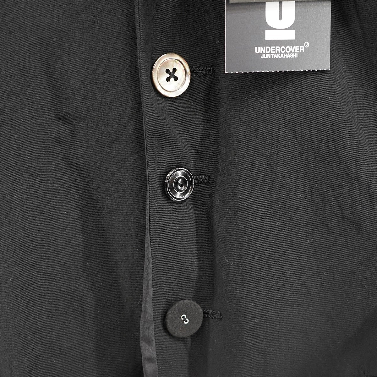 UNDERCOVER 26SS but beautiful 4．5 Cotton gabardine jacketコットン ギャバジン ロゴ パッチ ジャケット 古着・中古-4枚目のアイテム画像