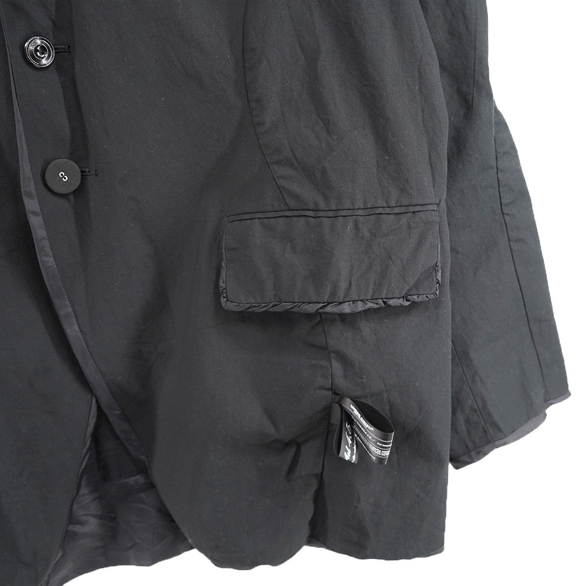 UNDERCOVER 26SS but beautiful 4．5 Cotton gabardine jacketコットン ギャバジン ロゴ パッチ ジャケット 古着・中古-5枚目のアイテム画像