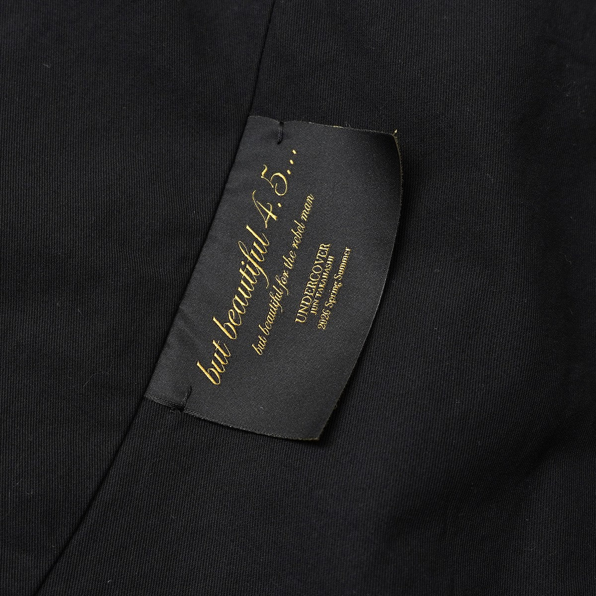 UNDERCOVER 26SS but beautiful 4．5 Cotton gabardine jacketコットン ギャバジン ロゴ パッチ ジャケット 古着・中古-7枚目のアイテム画像